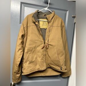 STS RANCHWEAR “The Bridger” men’s heavy duty cotton canvas Sherpa lined jacket M